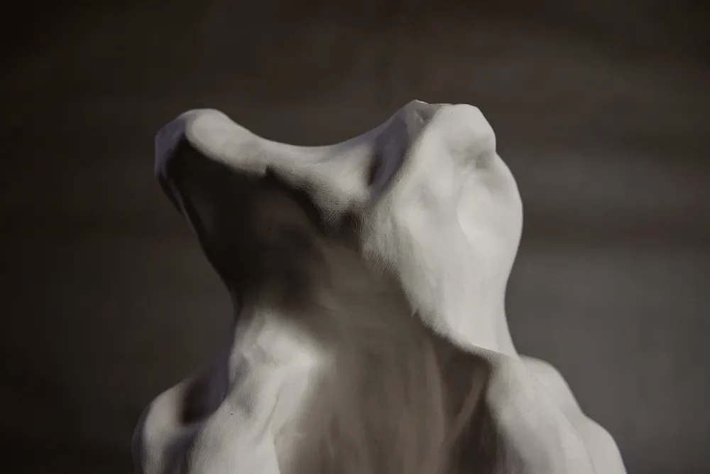 From Femur to Tibia Ceramic Sculpture