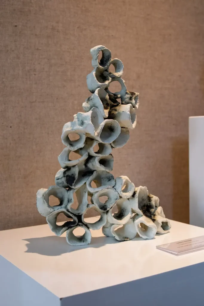 Augmented Identity ceramic sculpture