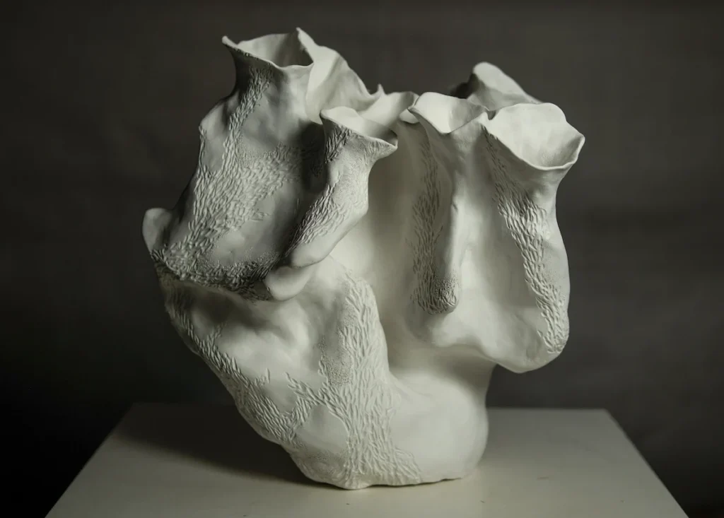 Ceramic porcelain sculpture